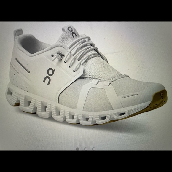 On Running Shoes - On cloud terry athletic shoes white